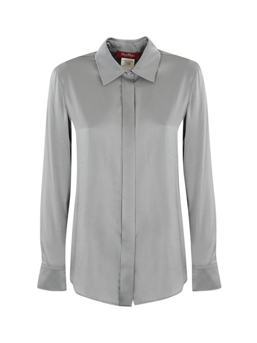 Camicia Baden in raso di seta acciaio MAX MARA STUDIO | 2426116022600080